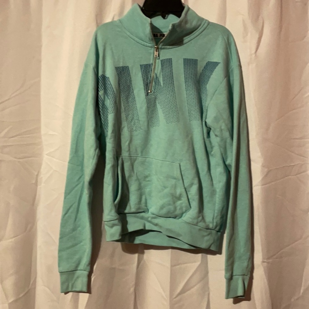 Pink brand zip up sweatshirt